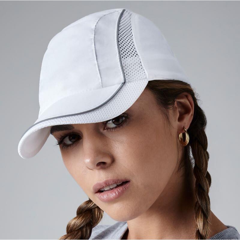 B182 Beechfield Cappellino 100% poliestere-microfibra chiusura in velcro Thumbnail