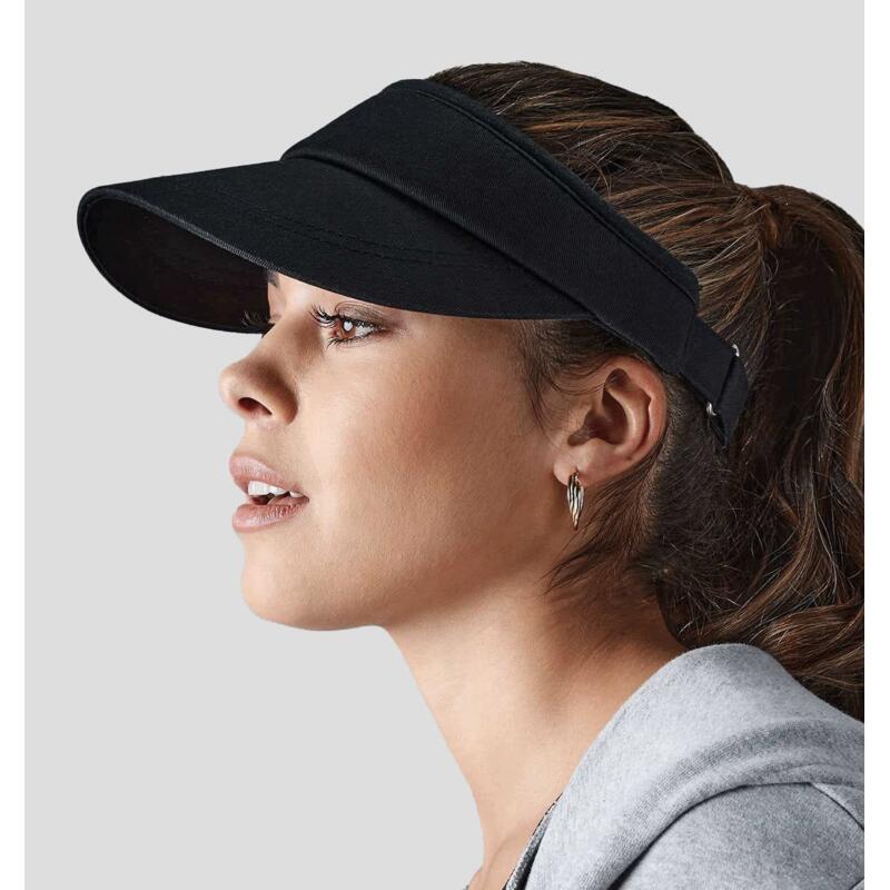 B41 Beechfield Visiera sportiva 100% cotone twill chiusura con fibbia Thumbnail