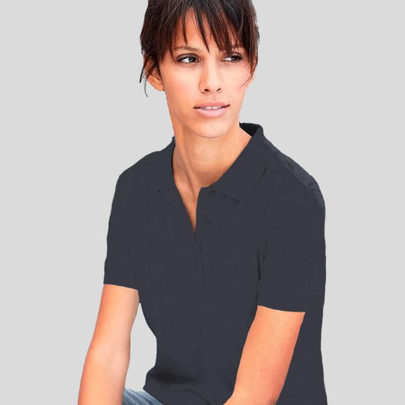 JN791 James&Nicholson Polo donna manica corta 100% cotone 180gr Thumbnail