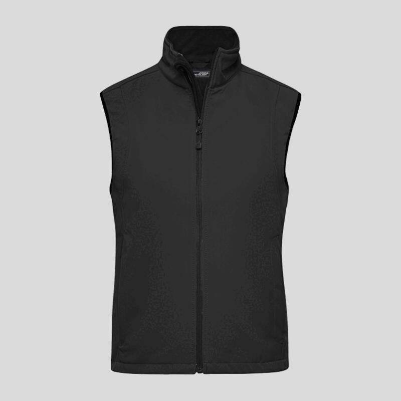 JN138 James&Nicholson Gilet softshell donna antivento traspirante 95% poliestere 5% elastane 330gr Thumbnail