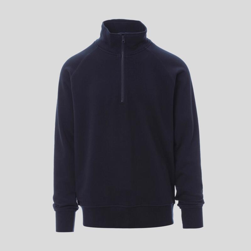 Austin Payper Felpa Zip corta Manica raglan Regular fit 100% cotone felpata internamente 330gr  Thumbnail