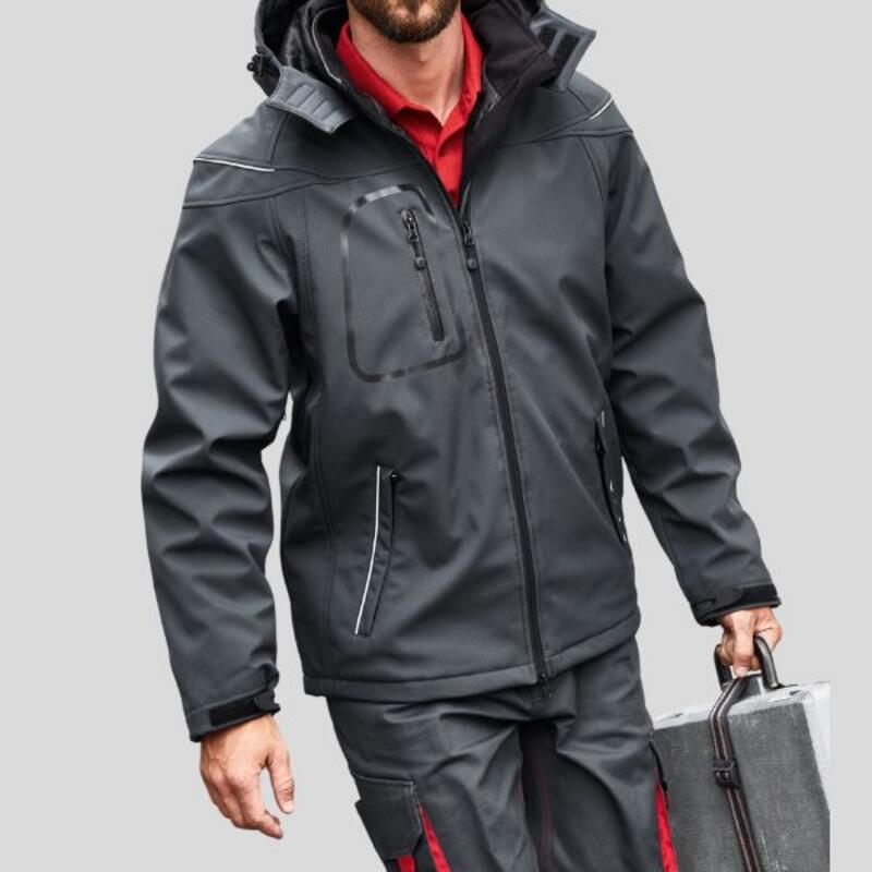 JN1000 James & Nicholson Giacca invernale in softshell idrorepellente e antivento  Thumbnail