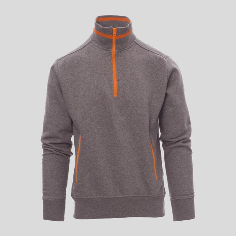 RIO Payper Felpa Unisex Zip corta e Tasche con zip tessuto pesante Thumbnail