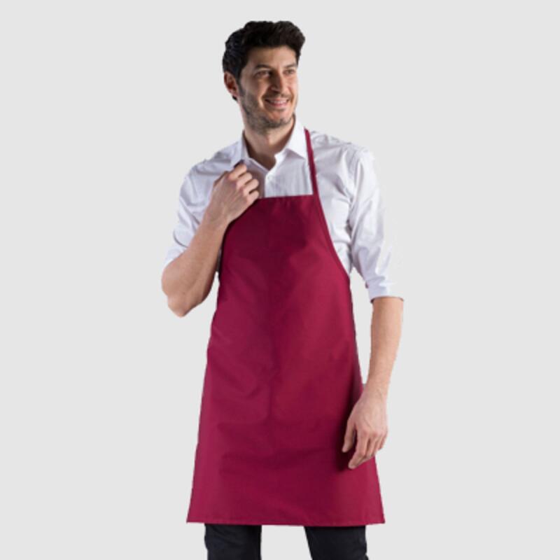 MI001 Colore Italiano Grembiule Basico con pettorina senza tasche 65% poliestere 35% cotone 195gr Thumbnail