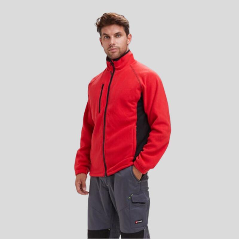 Aspen+ Payper Pile bicolore zip lunga manica raglan 100% poliestere 280gr Thumbnail