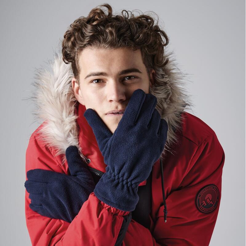 B296 Beechfield Guanti unisex in pile ultra termico 100% poliestere anti-pilling Suprafleece Thumbnail