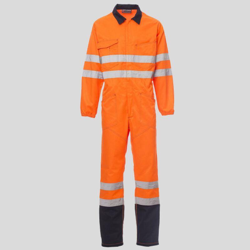 Ship Payper Tuta Intera Alta visibilità bicolore classe 3 polsini elastici 50% cotone 50% poliestere 250gr EN20471 Classe 3 Thumbnail