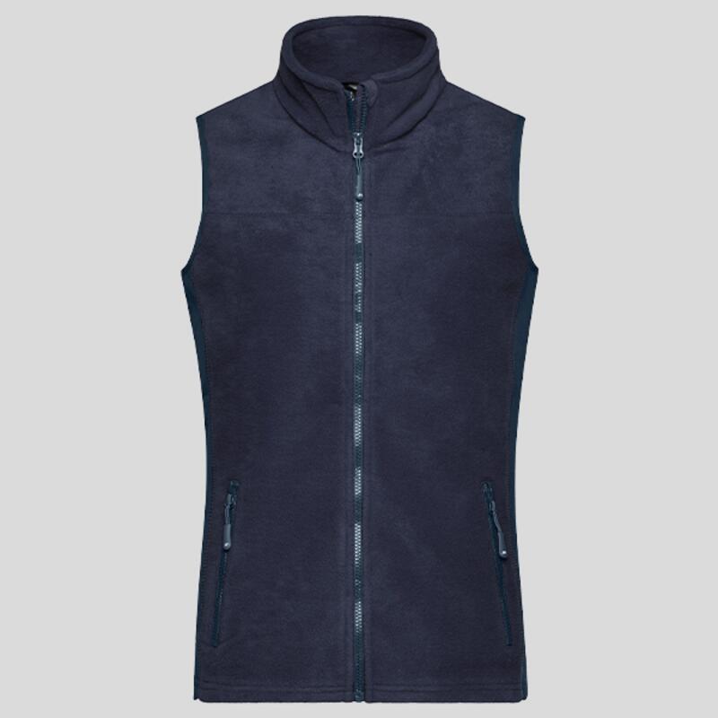 JN855 James&Nicholson Gilet Donna in pile con inserti elastici in softshell  Thumbnail