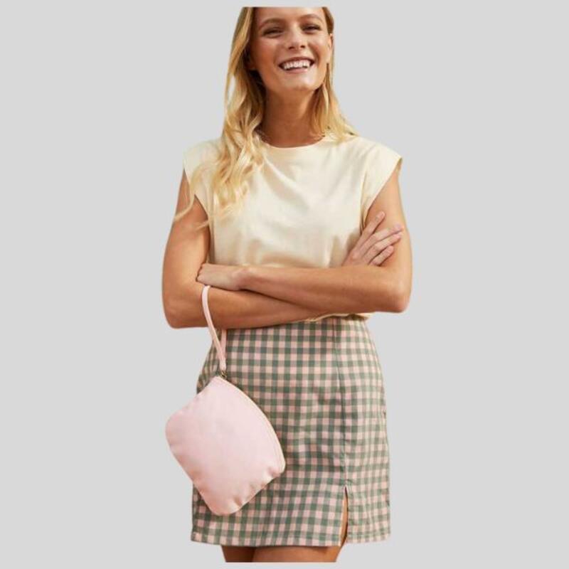 W820 Westford Mill Spring Wristlet Astuccio con zip 100% Canvas Organico Thumbnail