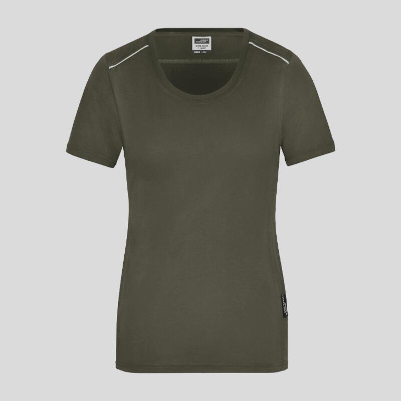 JN889 James&Nicholson t-shirt da lavoro donna lavabile a 60° misto poliestere/cotone Thumbnail