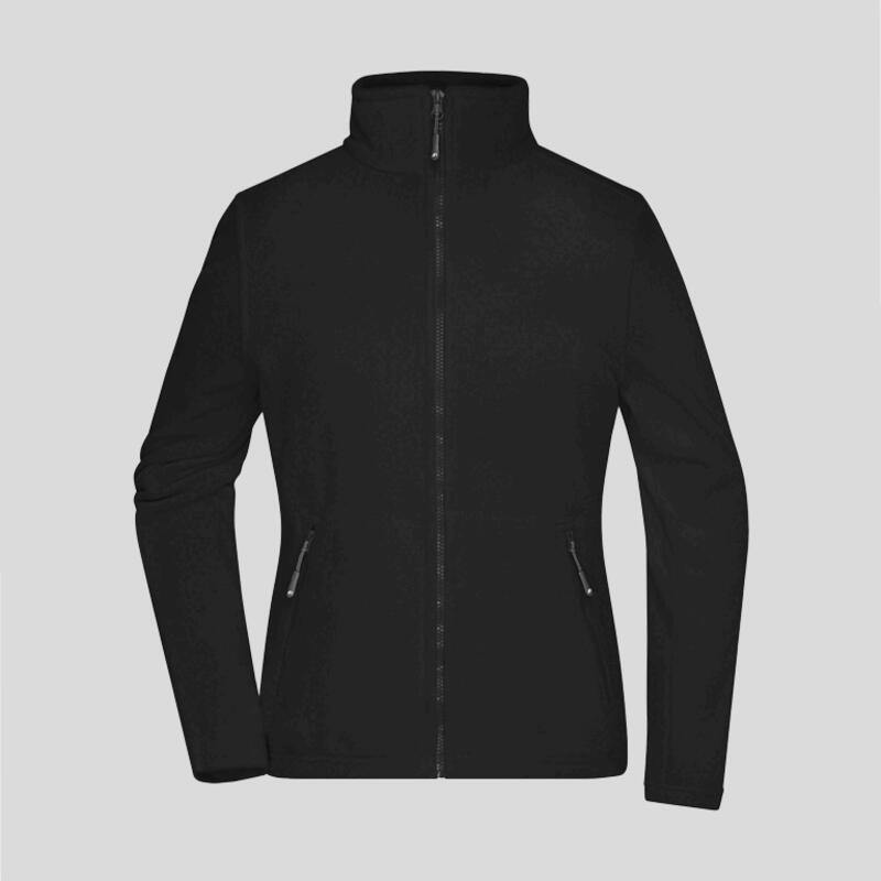 JN781 James&Nicholson Micropile donna con zip lunga 100% poliestere 280gr Thumbnail