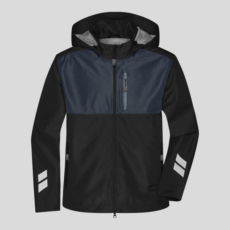 JN1814 James&Nicholson Giubbotto da lavoro Hardshell antivento idrorepellente traspirante 100% poliestere riciclato Thumbnail