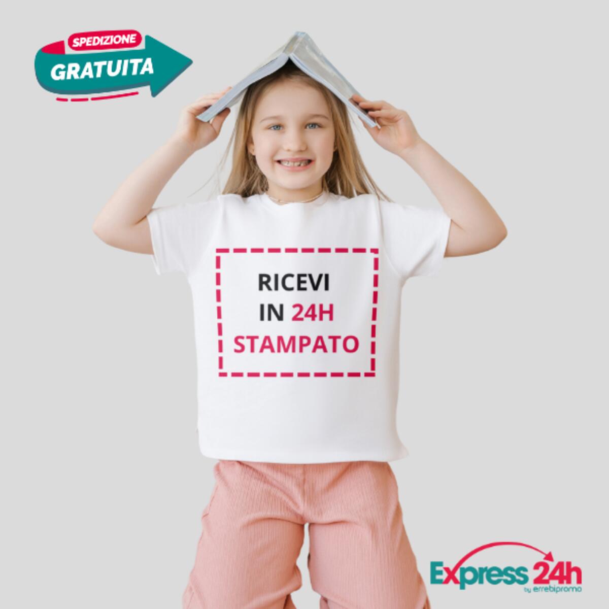 T-shirt maglietta bambina personalizzata - Stampa Online con Logo Ricevi in 24 ore Thumbnail