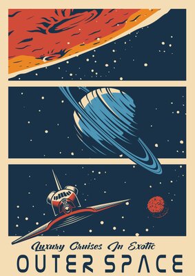 Outer space Poster