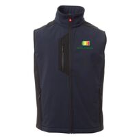 Cork Gilet Softshell da uomo bicolore elasticizzato con tasca al petto 95% poliestere 5% elastan 320gr Thumbnail