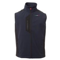 Cork Gilet Softshell da uomo bicolore elasticizzato con tasca al petto 95% poliestere 5% elastan 320gr Thumbnail