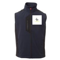 Cork Gilet Softshell da uomo bicolore elasticizzato con tasca al petto 95% poliestere 5% elastan 320gr Thumbnail
