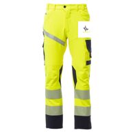 NEXT 4W HI-VI Pantalone unisex, “4 way stretch”, multistagione, in alta visibilità 92% poliestere 8% elastan 280gr/mq EN ISO 20471 CL.2 Thumbnail
