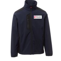 Galway Payper Softshell da uomo bicolore elasticizzato con tasca al petto 95% poliestere 5% elastan 320gr Thumbnail