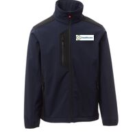 Galway Payper Softshell da uomo bicolore elasticizzato con tasca al petto 95% poliestere 5% elastan 320gr Thumbnail
