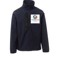 Galway Payper Softshell da uomo bicolore elasticizzato con tasca al petto 95% poliestere 5% elastan 320gr Thumbnail