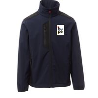Galway Payper Softshell da uomo bicolore elasticizzato con tasca al petto 95% poliestere 5% elastan 320gr Thumbnail
