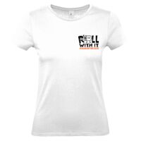 TW02T B&C Womens #E150 T-shirt donna girocollo manica corta 100% cotone 145gr Thumbnail