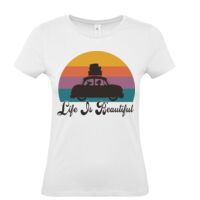 T-shirt Maglietta donna girocollo 100% cotone Stampata e Spedita in 24 ore Thumbnail