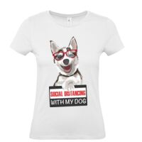 T-shirt Maglietta donna girocollo 100% cotone Stampata e Spedita in 24 ore Thumbnail