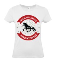 T-shirt Maglietta donna girocollo 100% cotone Stampata e Spedita in 24 ore Thumbnail