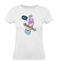 T-shirt Maglietta donna girocollo 100% cotone Stampata e Spedita in 24 ore Thumbnail