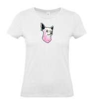 T-shirt Maglietta donna girocollo 100% cotone Stampata e Spedita in 24 ore Thumbnail