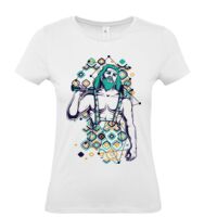 T-shirt Maglietta donna girocollo 100% cotone Stampata e Spedita in 24 ore Thumbnail