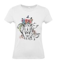 T-shirt Maglietta donna girocollo 100% cotone Stampata e Spedita in 24 ore Thumbnail