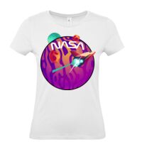 Consegna in 24h - T-shirt Maglietta donna girocollo 100% cotone  Thumbnail