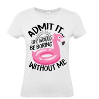 T-shirt Maglietta donna girocollo 100% cotone Stampata e Spedita in 24 ore Thumbnail