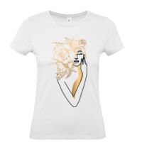 T-shirt Maglietta donna girocollo 100% cotone Stampata e Spedita in 24 ore Thumbnail