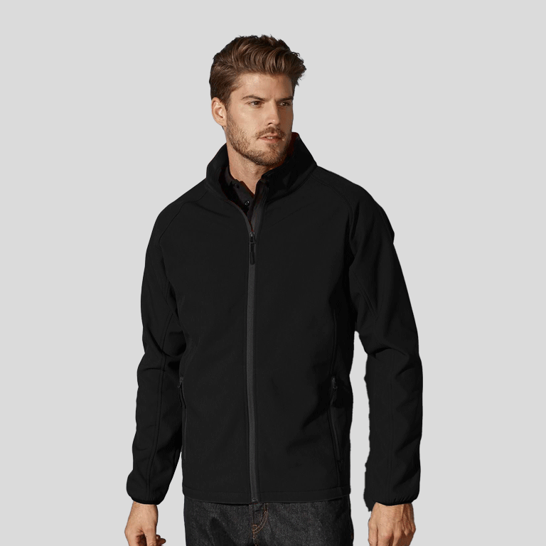 JN1130 James Nicholson Softshell uomo bistrato 100% Poliestere