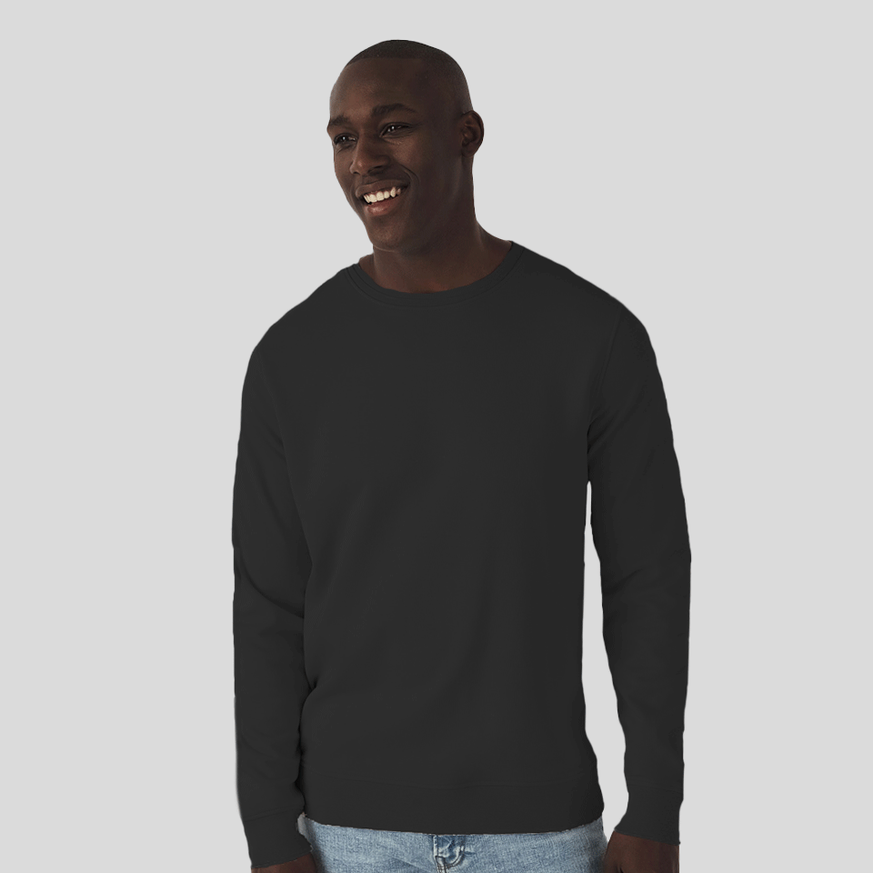 WU31B B&C Felpa girocollo leggera Personalizzabile Online