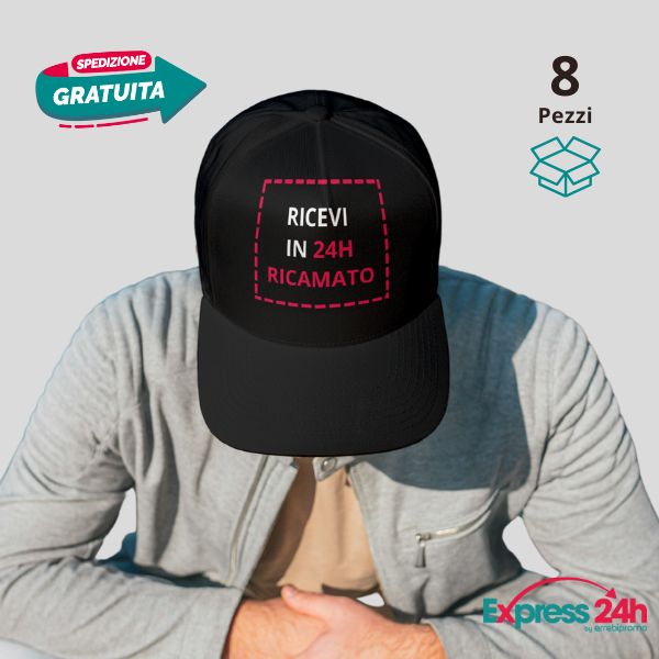 Cappellino Personalizzato Ricamato e Spedito 24h Errebipromo